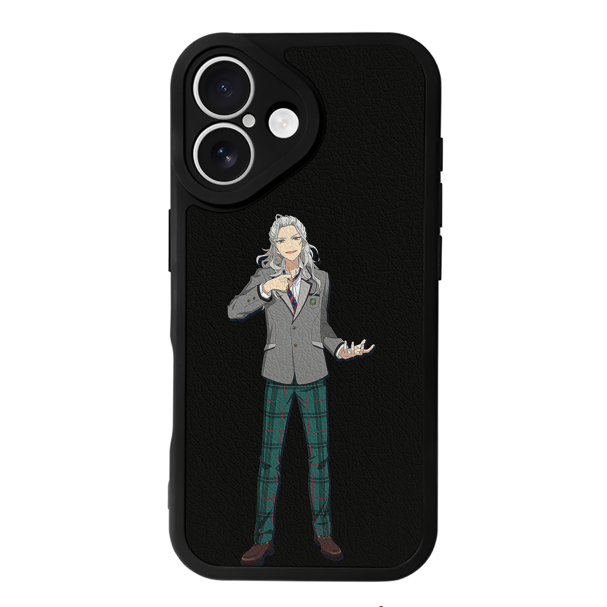 （画像用） あんさんぶるスターズ! Ensemble Stars 【iPhone 16シリーズ対応】シリコンスマホケース（レザー調） 材質：シリコン